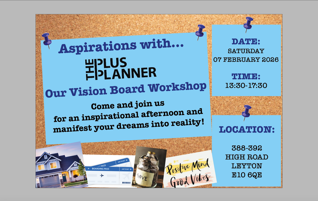 Back by Popular Demand: Aspirations with The Plus Planner Vision Board Workshop