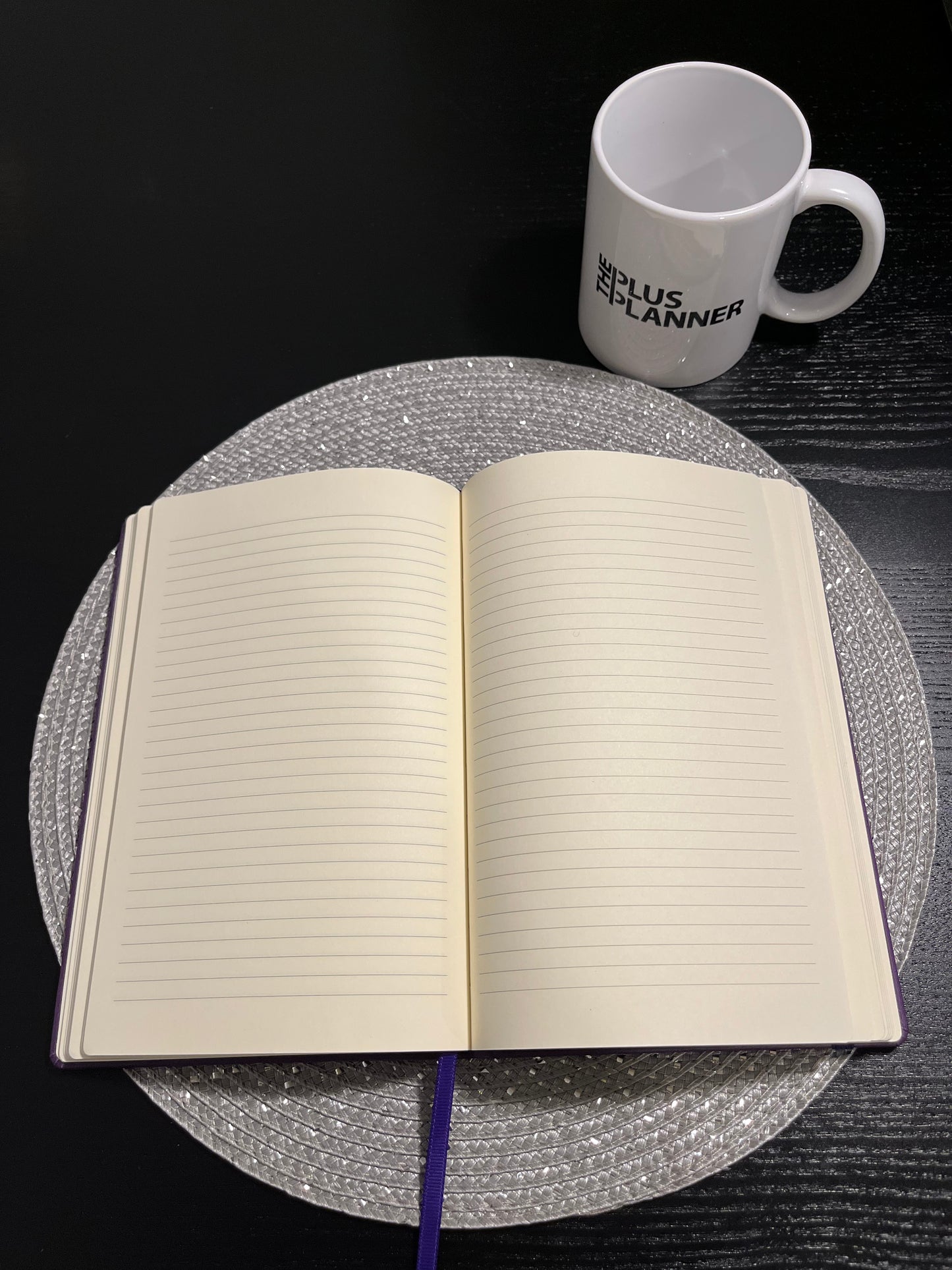 Pea Green Luxury Lined Notebook